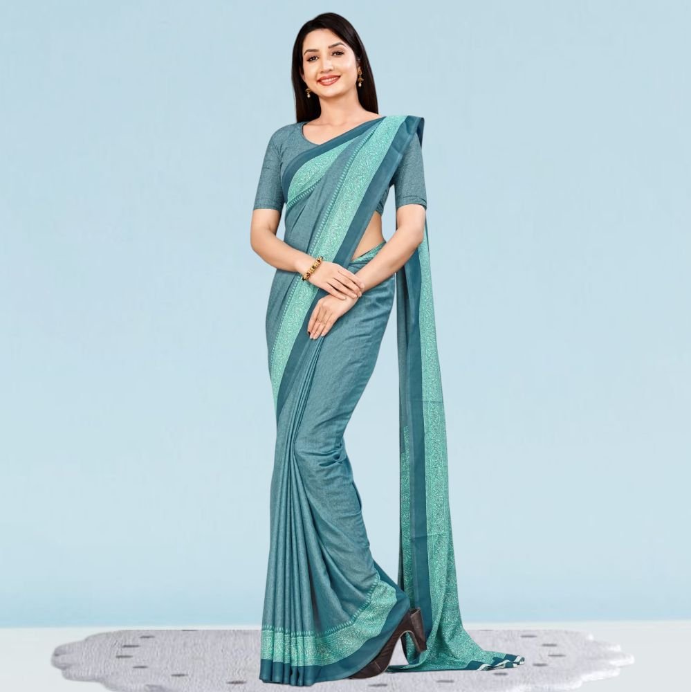 Matt Crepe Corporate Uniform Sarees: Style ( Katrina )