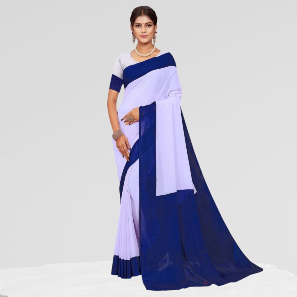 Elegant Reniyal School Staff Uniform Sarees ( Sarita )